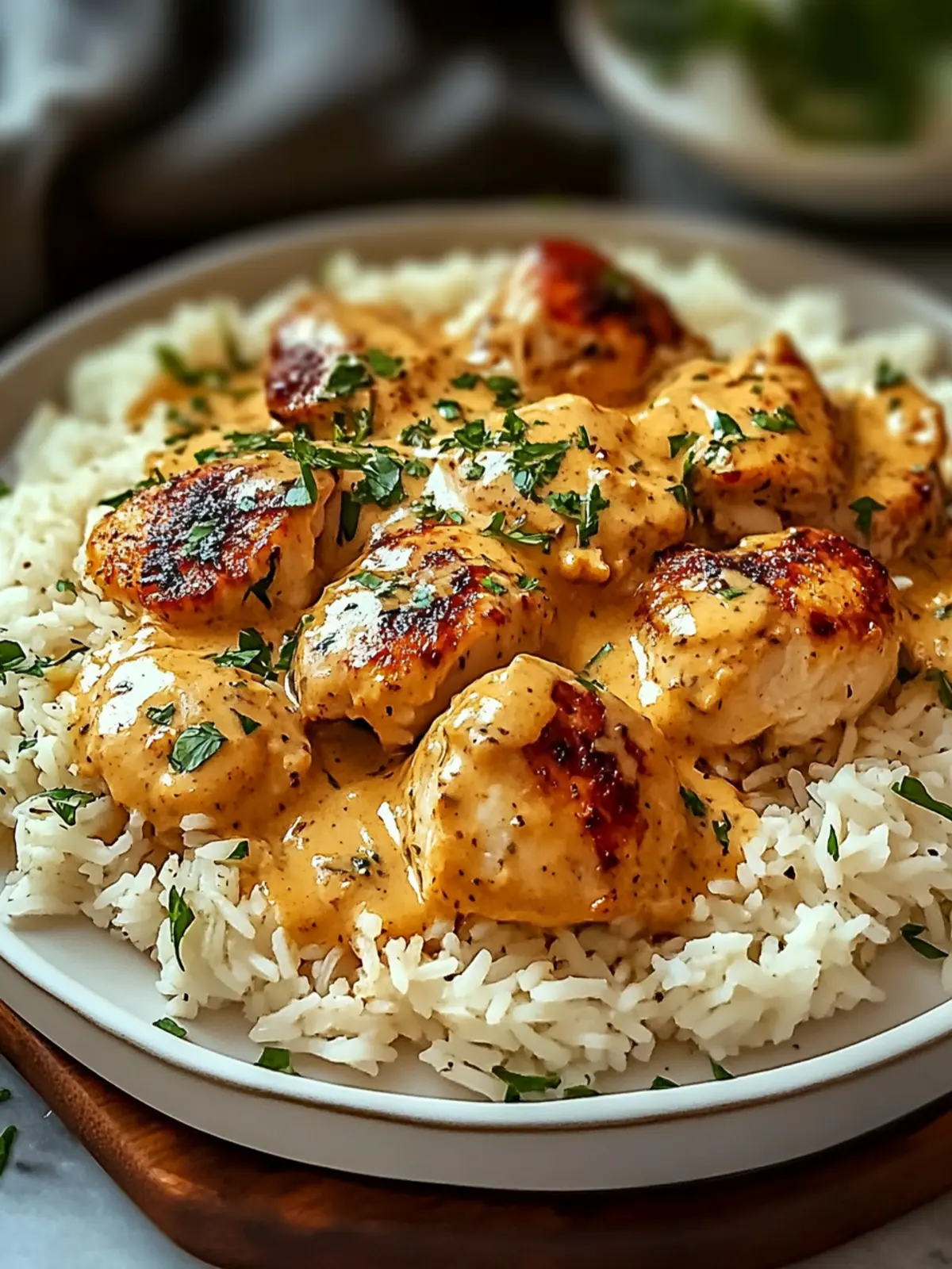 Creamy Smothered Chicken and Rice for Ultimate Comfort Food 3 Smothered Chicken and Rice