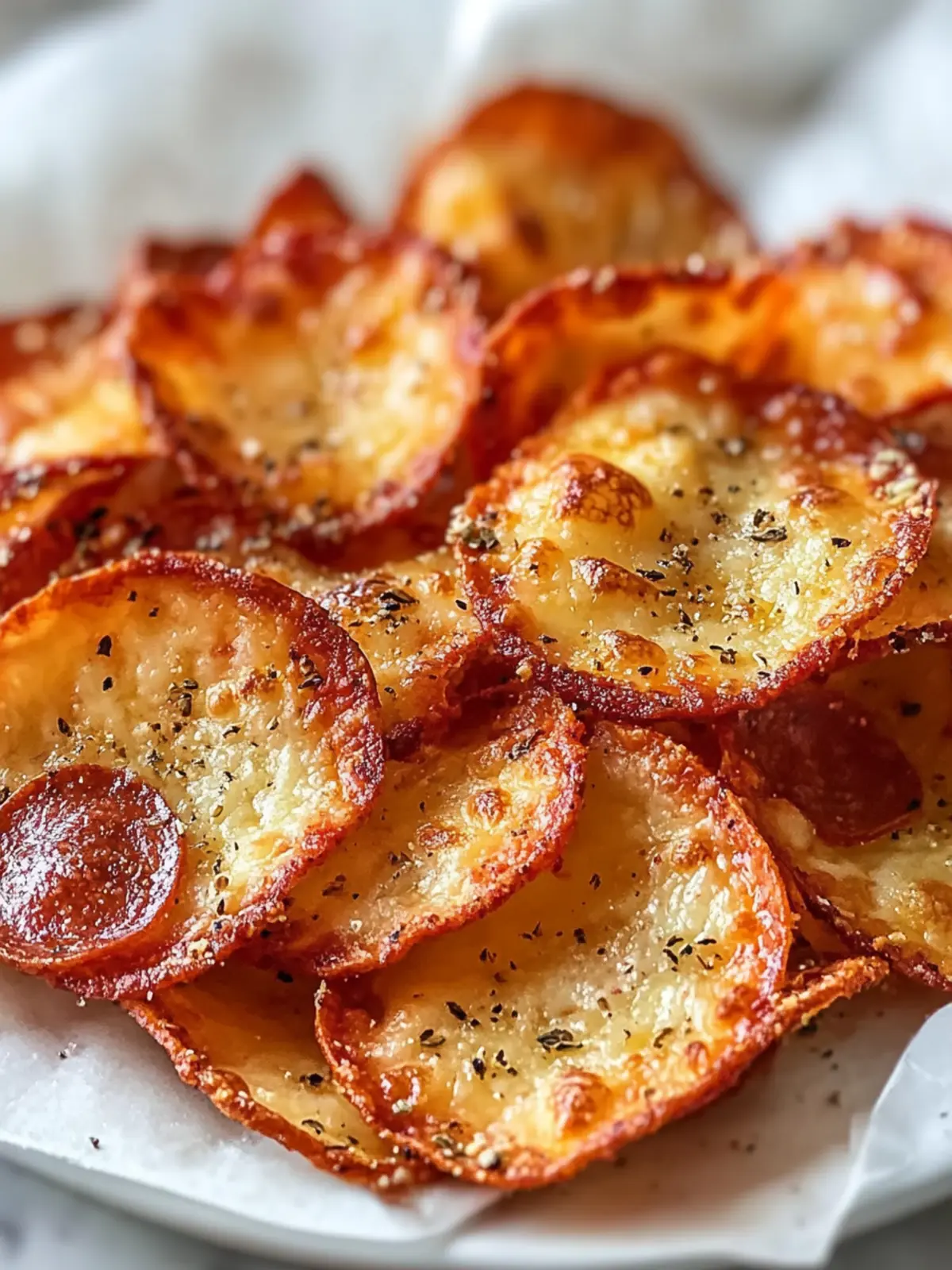 2 Ingredient Pizza Chips: Quick & Delicious Snack Bliss 3 2 Ingredient Pizza Chips