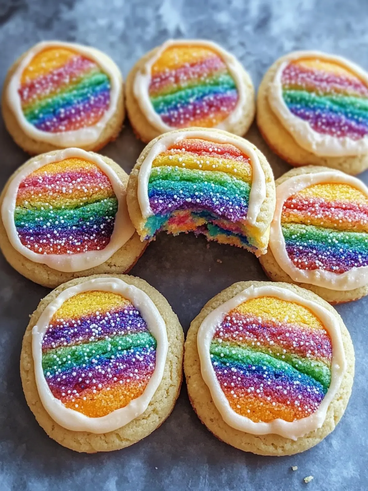 Colorful Rainbow Cookie Sandwiches That Wow Every Celebration 5 Rainbow Cookie Sandwiches