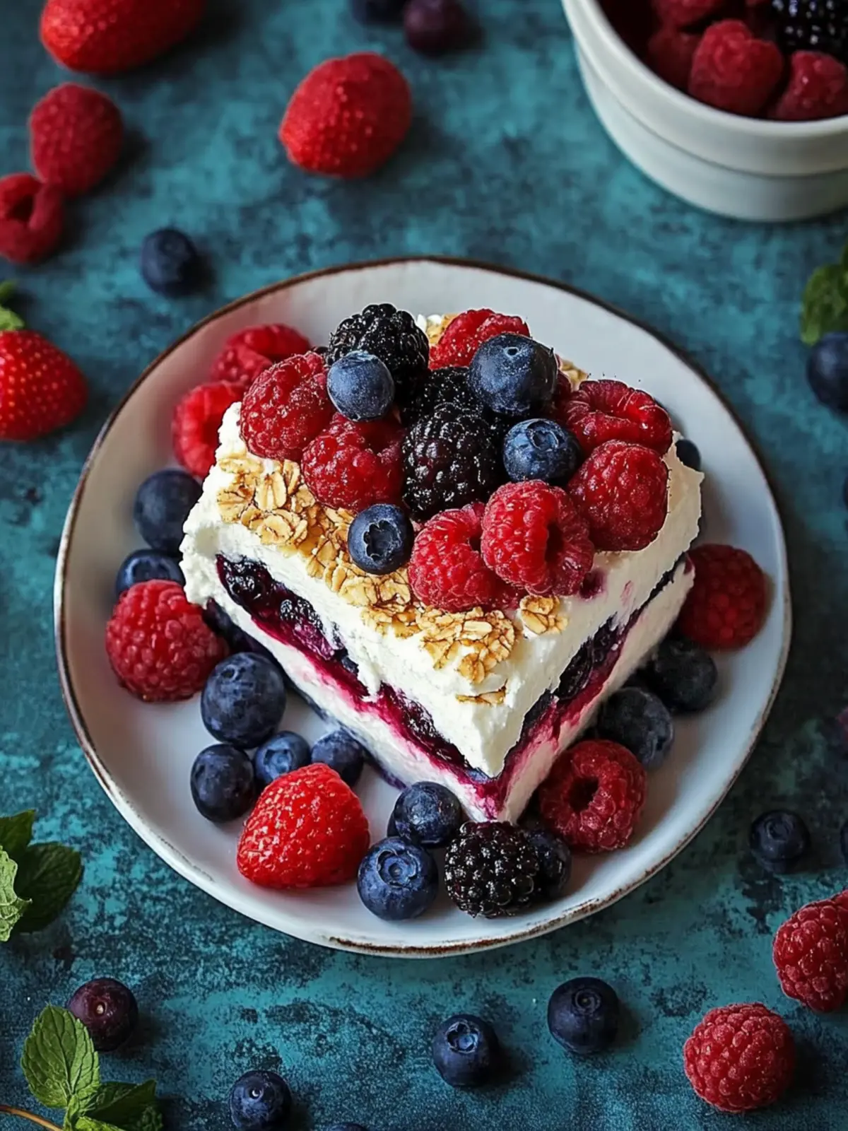 Red White & Blue Mixed Berry Yum Yum: No-Bake Summer Bliss 3 Red White & Blue Mixed Berry Yum Yum