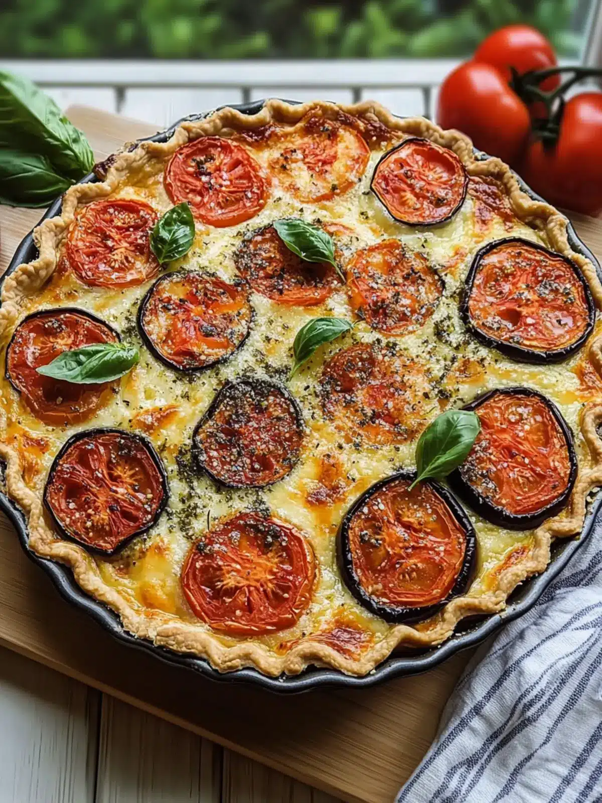 Delicious Tomato and Eggplant Pie for Summer Gatherings 4 Tomato and Eggplant Pie