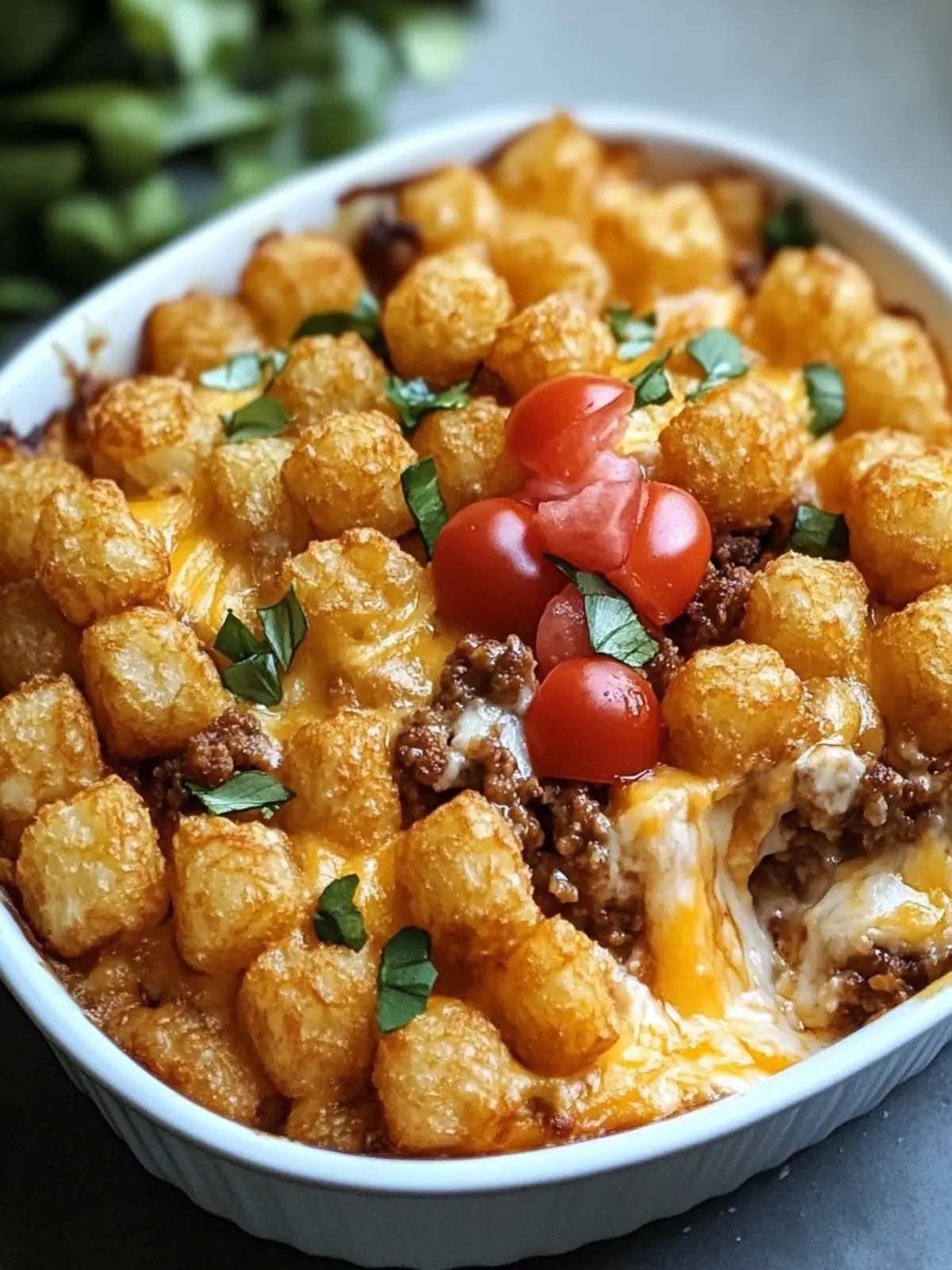 Cozy Tater Tot Casserole for Ultimate Comfort Food Delight 4 Tater tot casserole