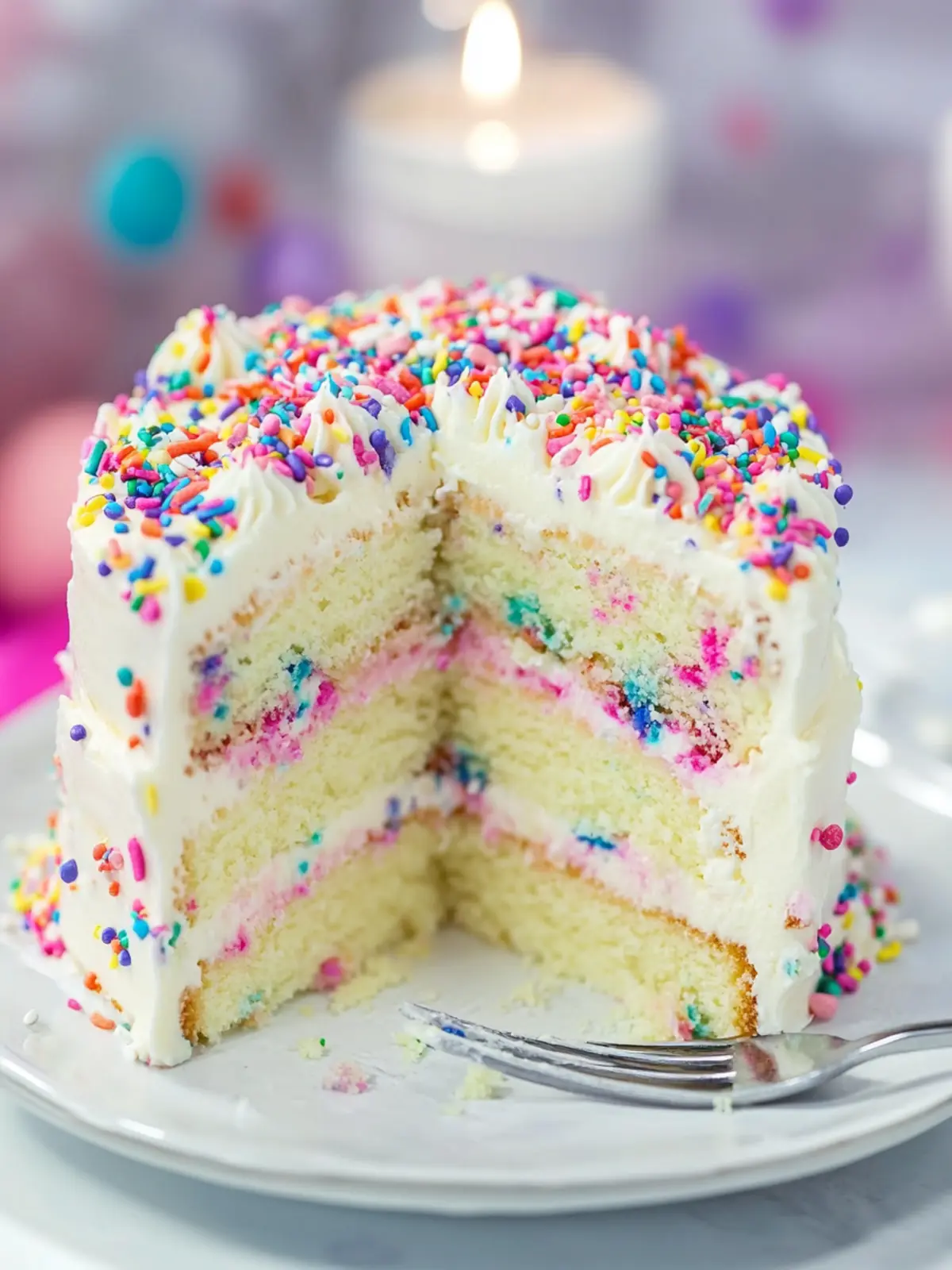 Funfetti Cheesecake Cake That'll Make Your Celebration Sparkle 4 Funfetti Cheesecake Cake