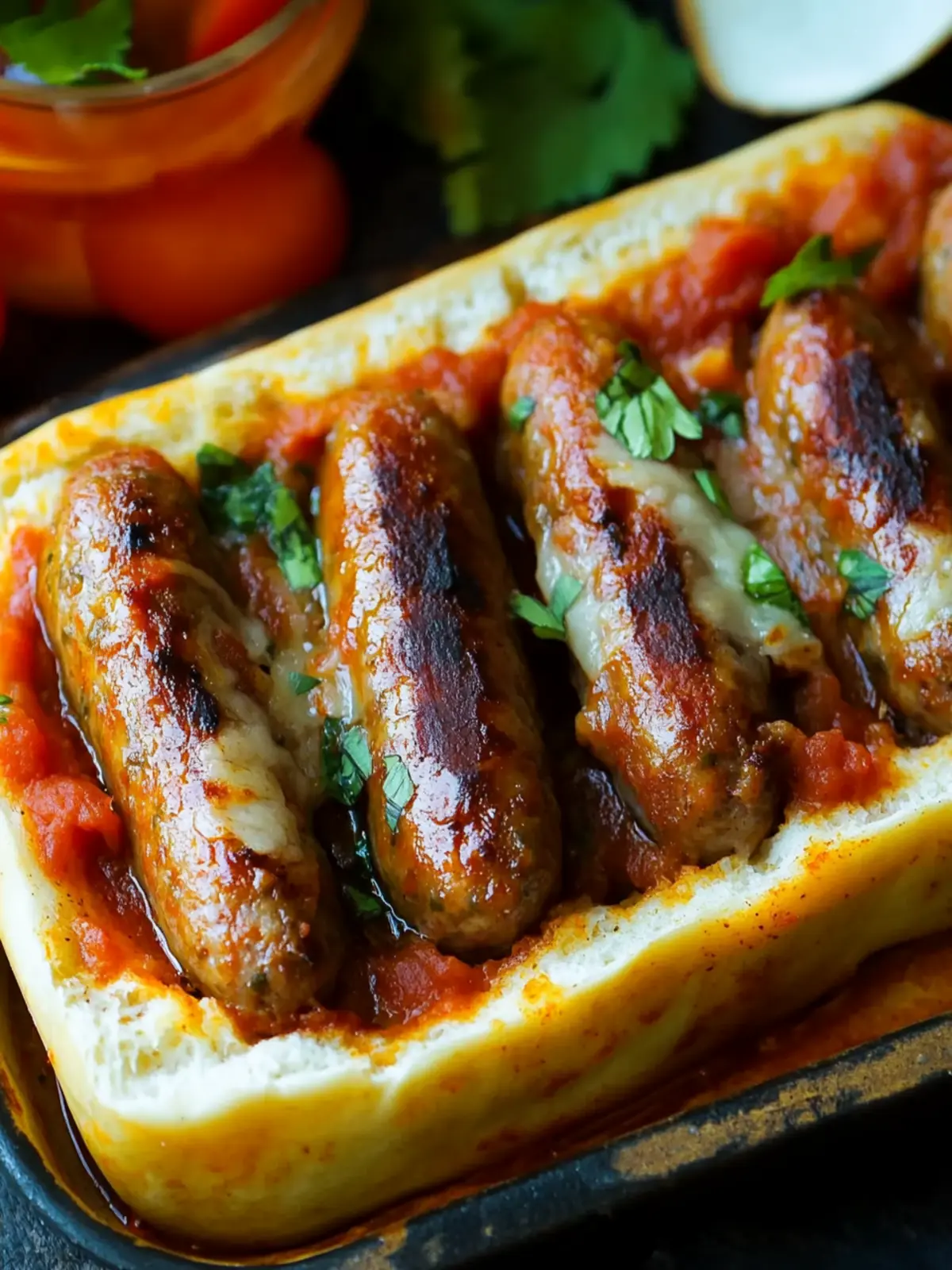 Stuffed Italian Sausage with Mozzarella: Easy 3-Ingredient Delight 4 Stuffed Italian Sausage