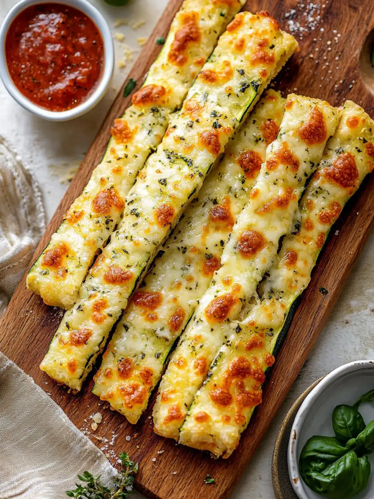Cheesy Zucchini Breadsticks: Guilt-Free, Veggie Packed Bliss 3 Cheesy Zucchini Breadsticks
