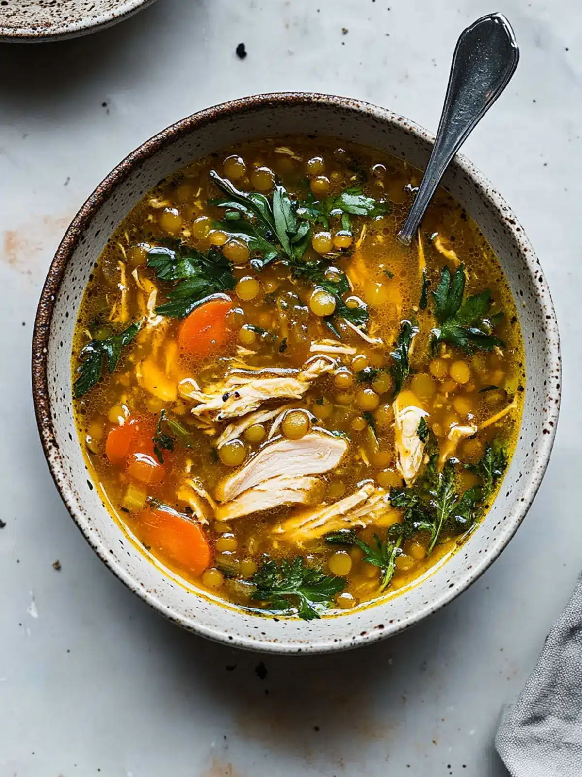 Golden Chicken and Lentil Soup: Comfort in Every Spoonful 2 Golden Chicken and Lentil Soup