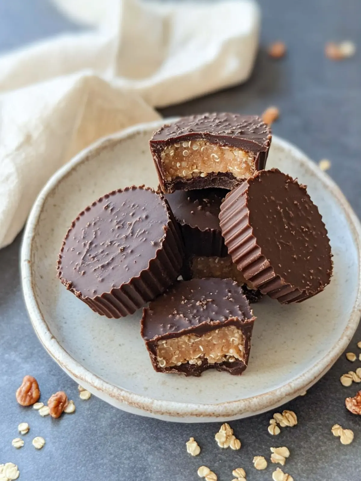 Quinoa Crunch Peanut Butter Cups That Satisfy Your Cravings 3 Quinoa Crunch Peanut Butter Cups