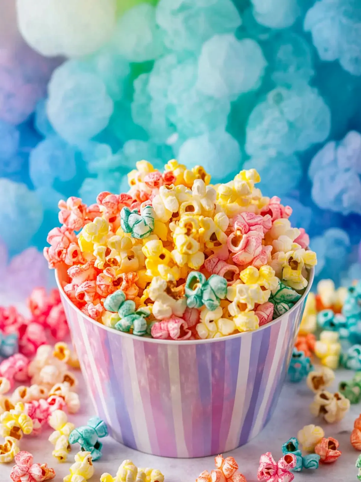 Delightful Rainbow Popcorn: The Ultimate Colorful Snack 3 Rainbow Popcorn
