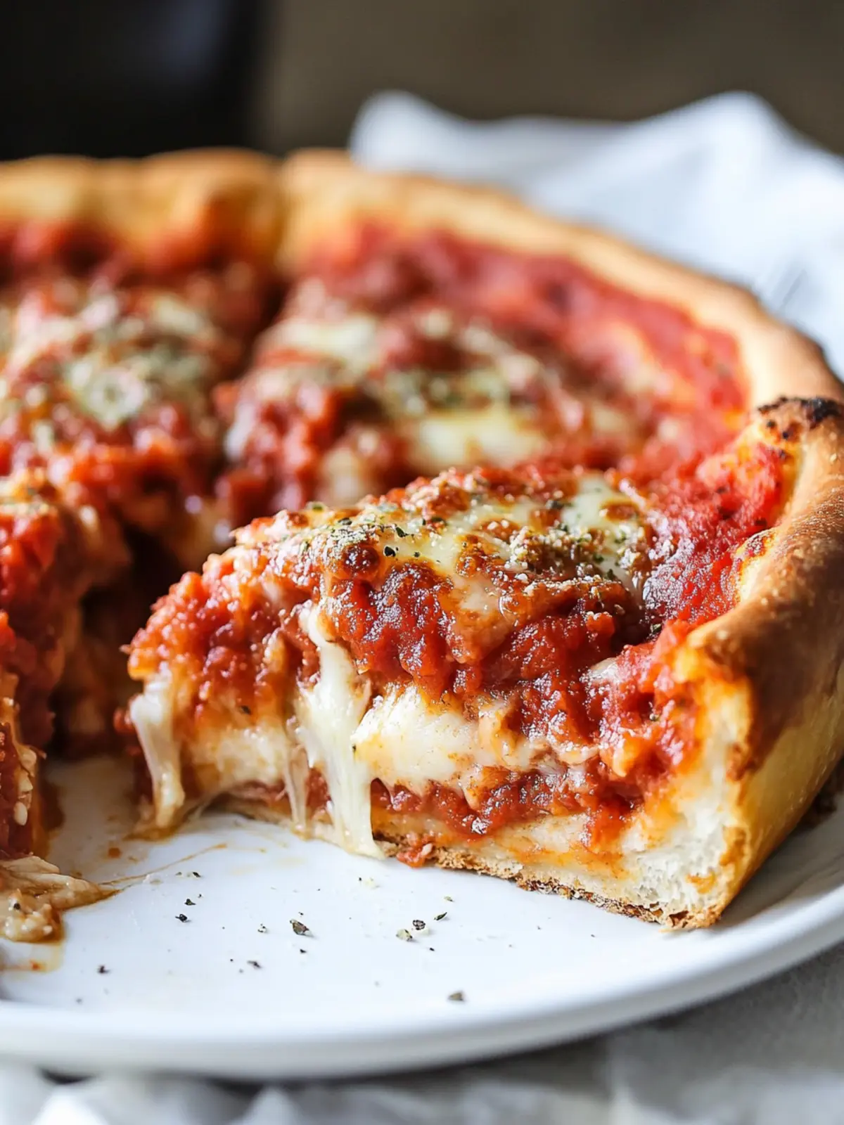 Savor Chicago-Style Deep Dish Pizza Like a Pro at Home 4 Chicago-Style Deep Dish Pizza