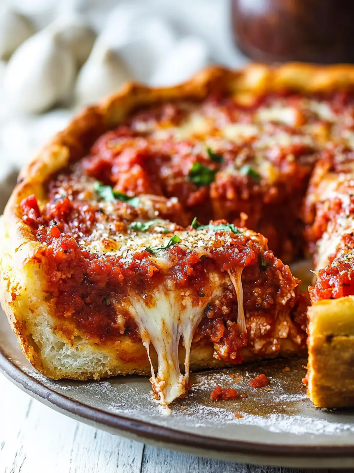 Savor Chicago-Style Deep Dish Pizza Like a Pro at Home 3 Chicago-Style Deep Dish Pizza