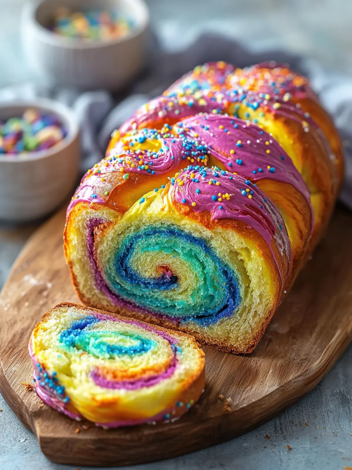 Whip Up Colorful Swirl Bread That Brightens Any Meal 2 Colorful Swirl Bread