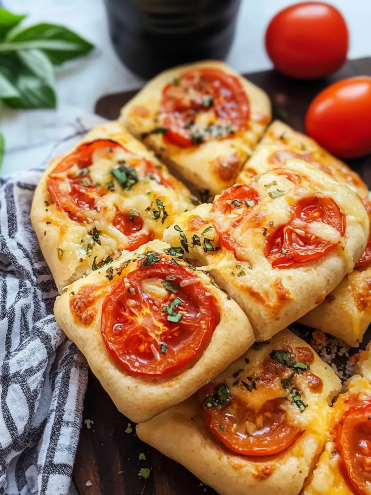 Cheesy Tomato Focaccia Rolls for Irresistible Comfort Food 3 Cheesy Tomato Focaccia Rolls