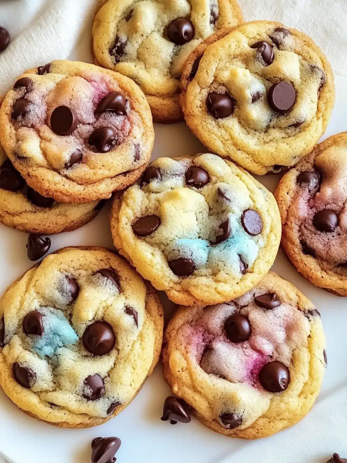 Pride Chocolate Chip Cookies: Colorful Treats for Everyone 2 Pride Chocolate Chip Cookies