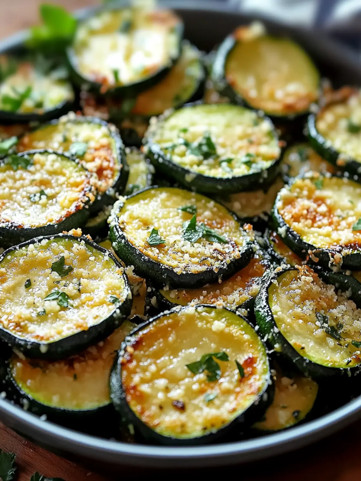 Crispy Crunchy Garlic Parmesan Roasted Zucchini Delight 5 Crunchy Garlic Parmesan Roasted Zucchini