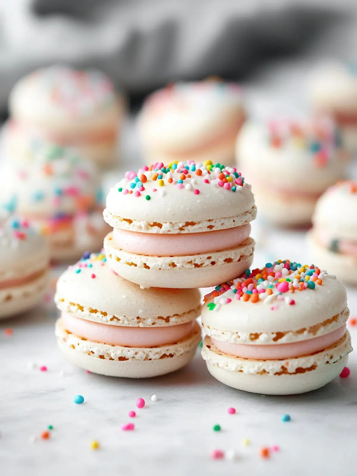 Birthday Cake Macarons That Will Steal the Show at Parties 4 Birthday Cake Macarons