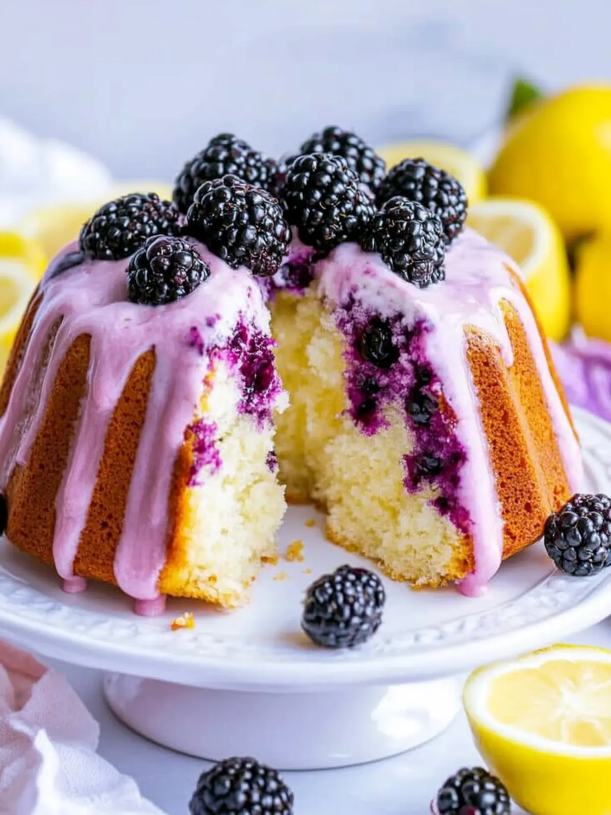 Delicious Lemon Blackberry Bundt Cake for Sweet Moments 3 Lemon Blackberry Bundt Cake