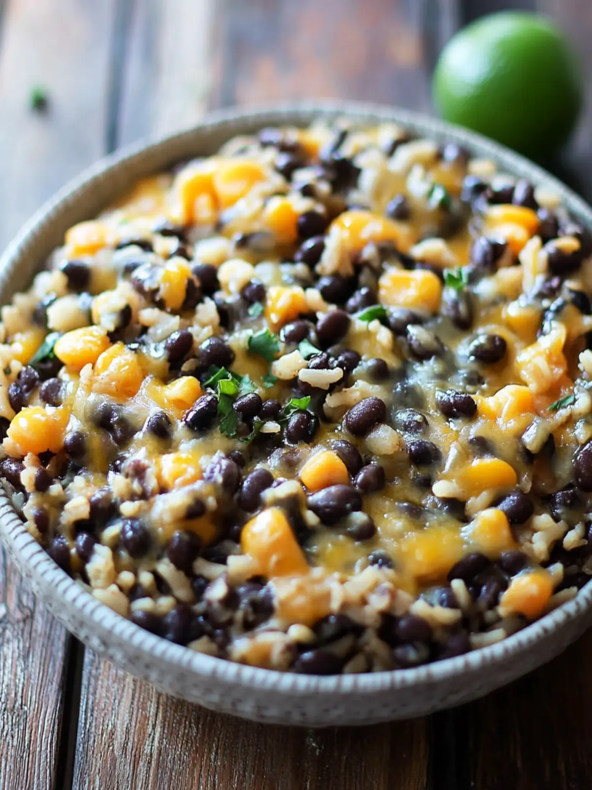 Cheesy Black Beans & Rice: Quick, Flavorful, and Totally Satisfying 2 Cheesy Black Beans & Rice