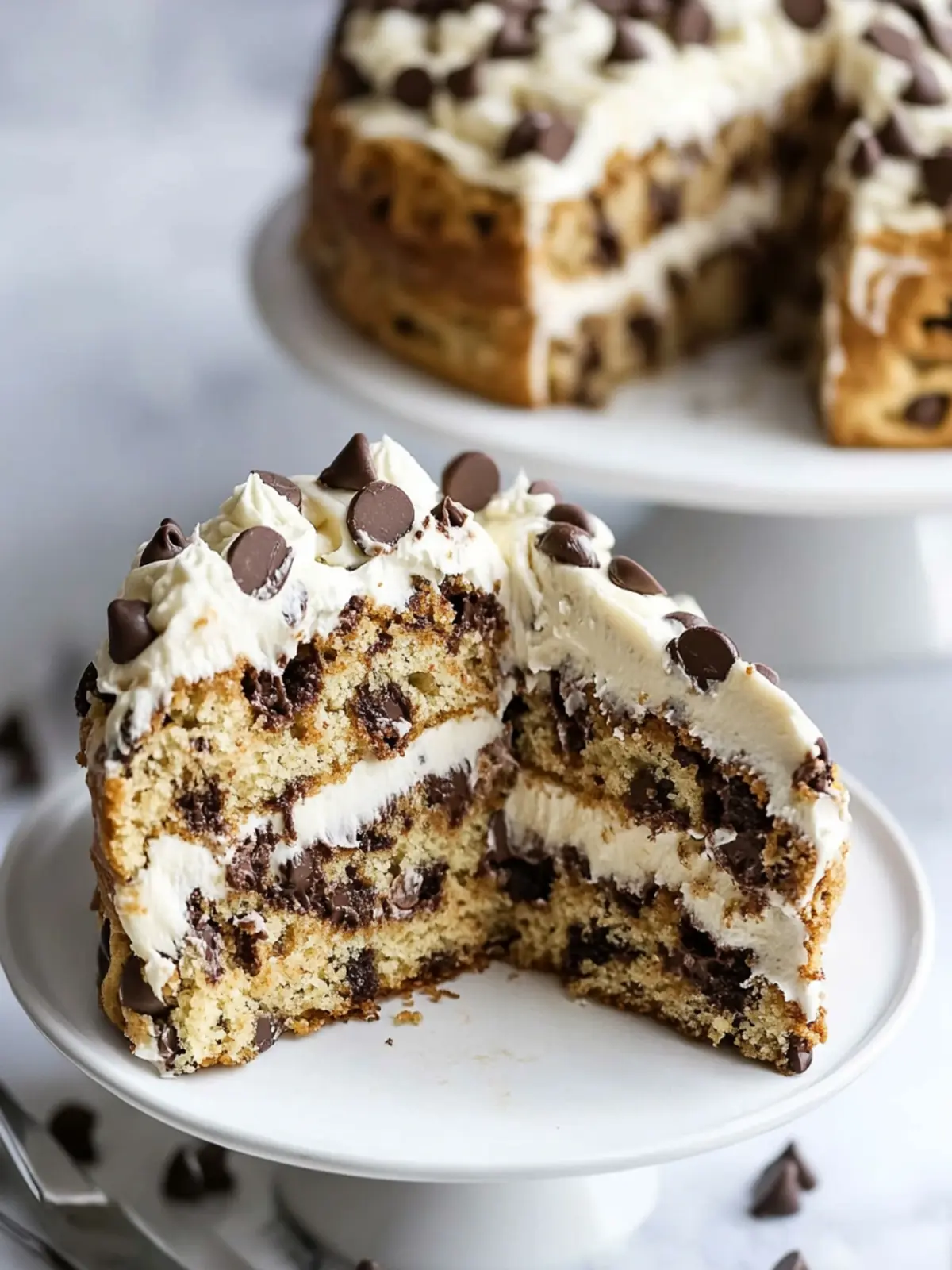 Irresistible Chocolate Chip Cookie Cake That Steals the Show 3 Chocolate Chip Cookie Cake