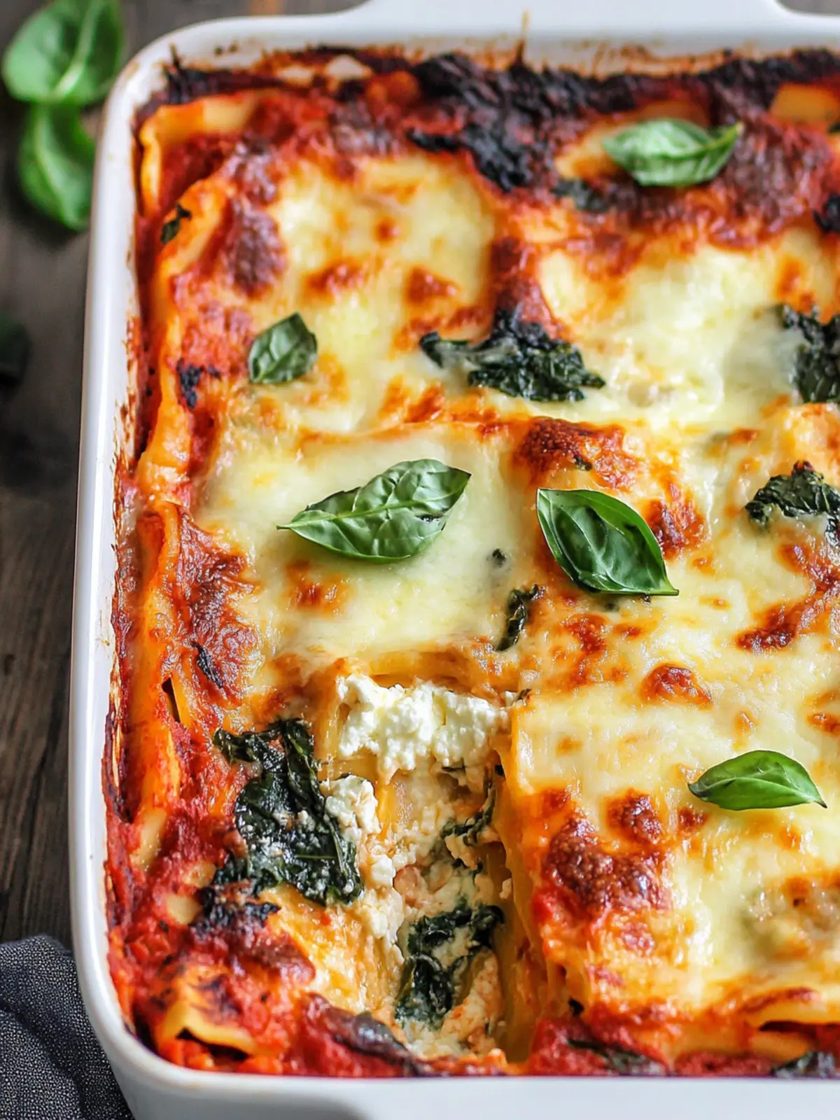 Spinach Ricotta Lasagna: The Ultimate Comfort Meal You'll Love 4 Spinach Ricotta Lasagna