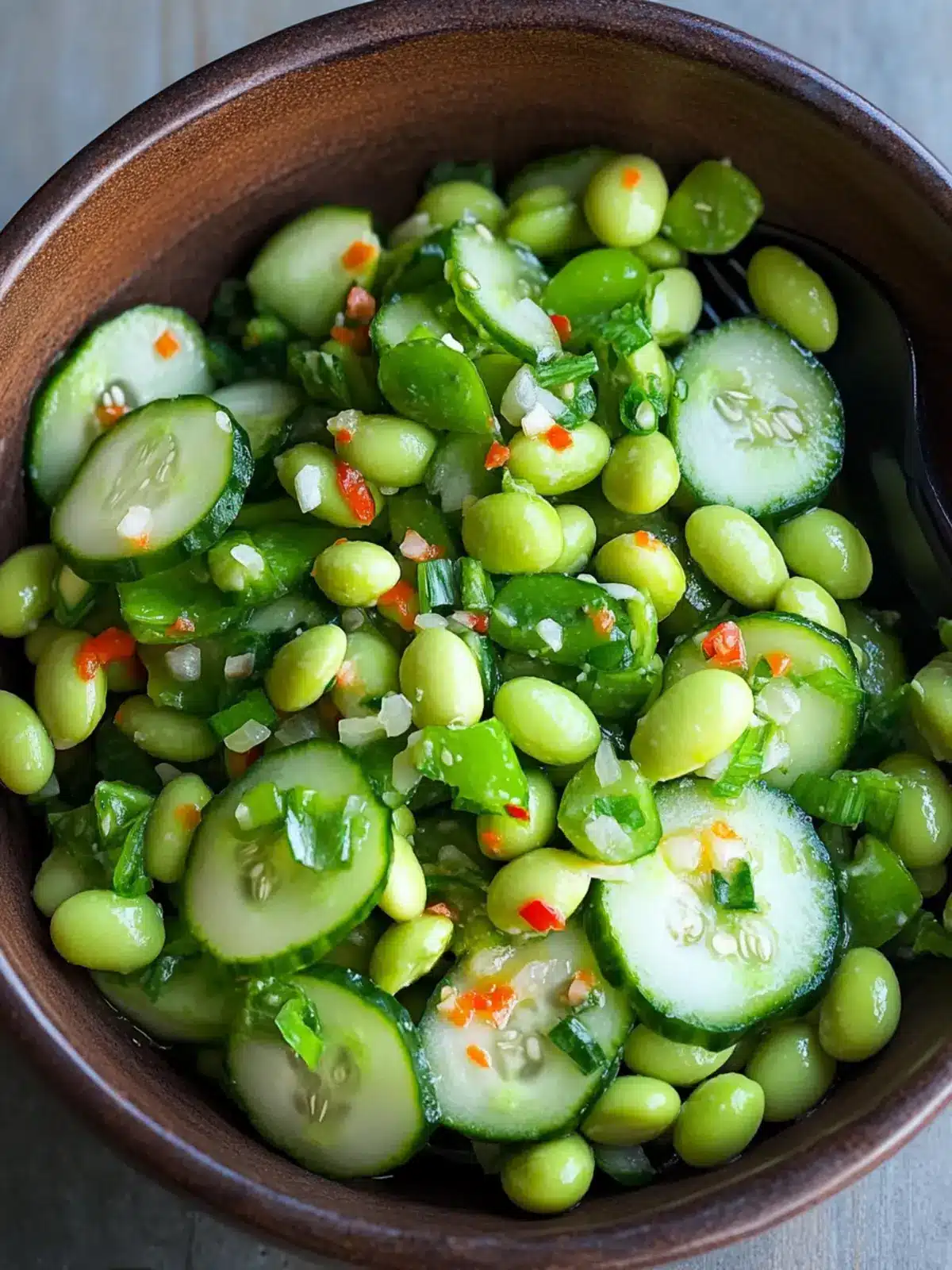 Crisp Cucumber Edamame Salad for a Refreshing Boost 2 Cucumber Edamame Salad
