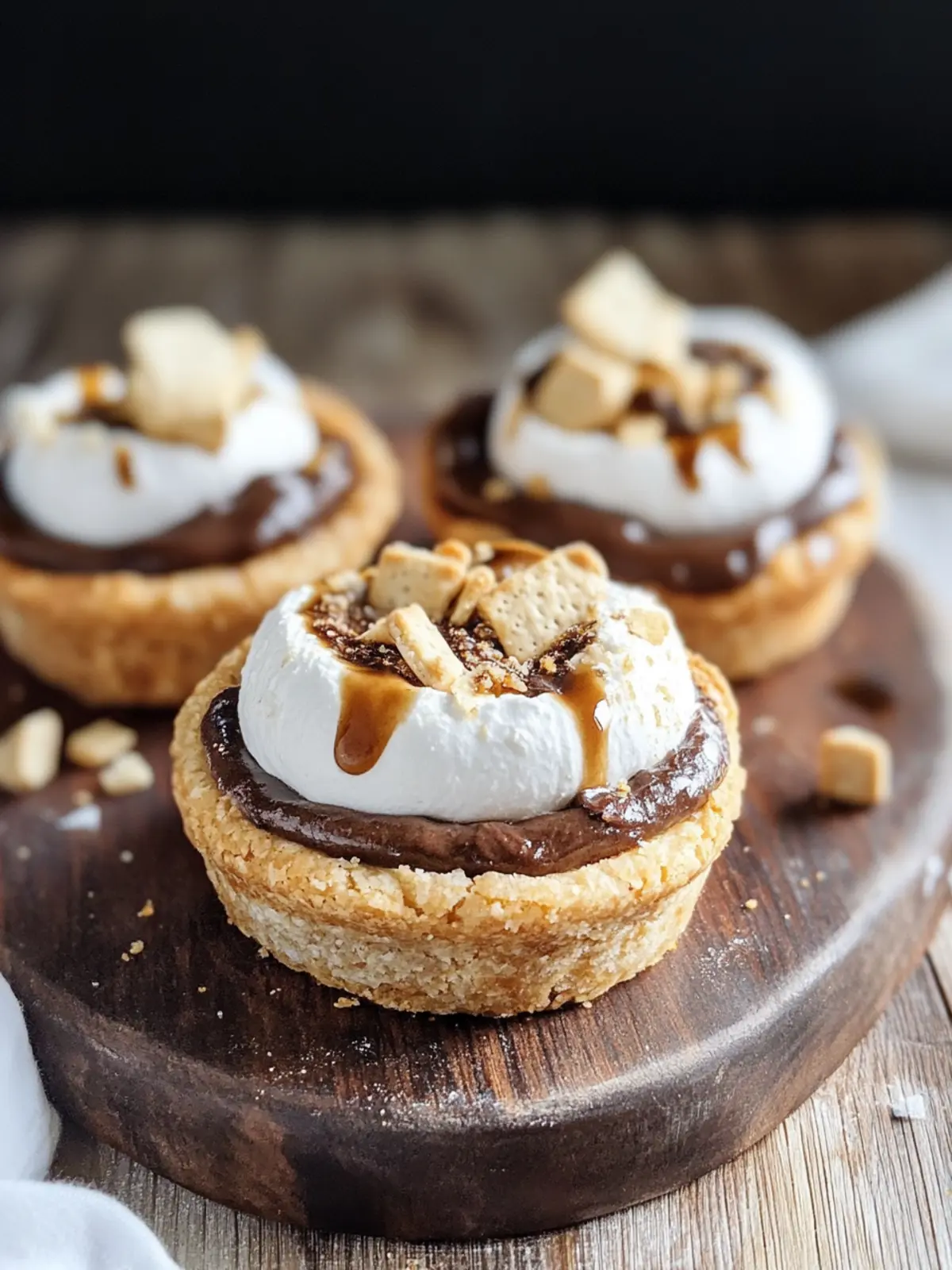 Mini S'mores Pies – Easy Treats for Cozy Nights In 3 Mini S’mores Pies