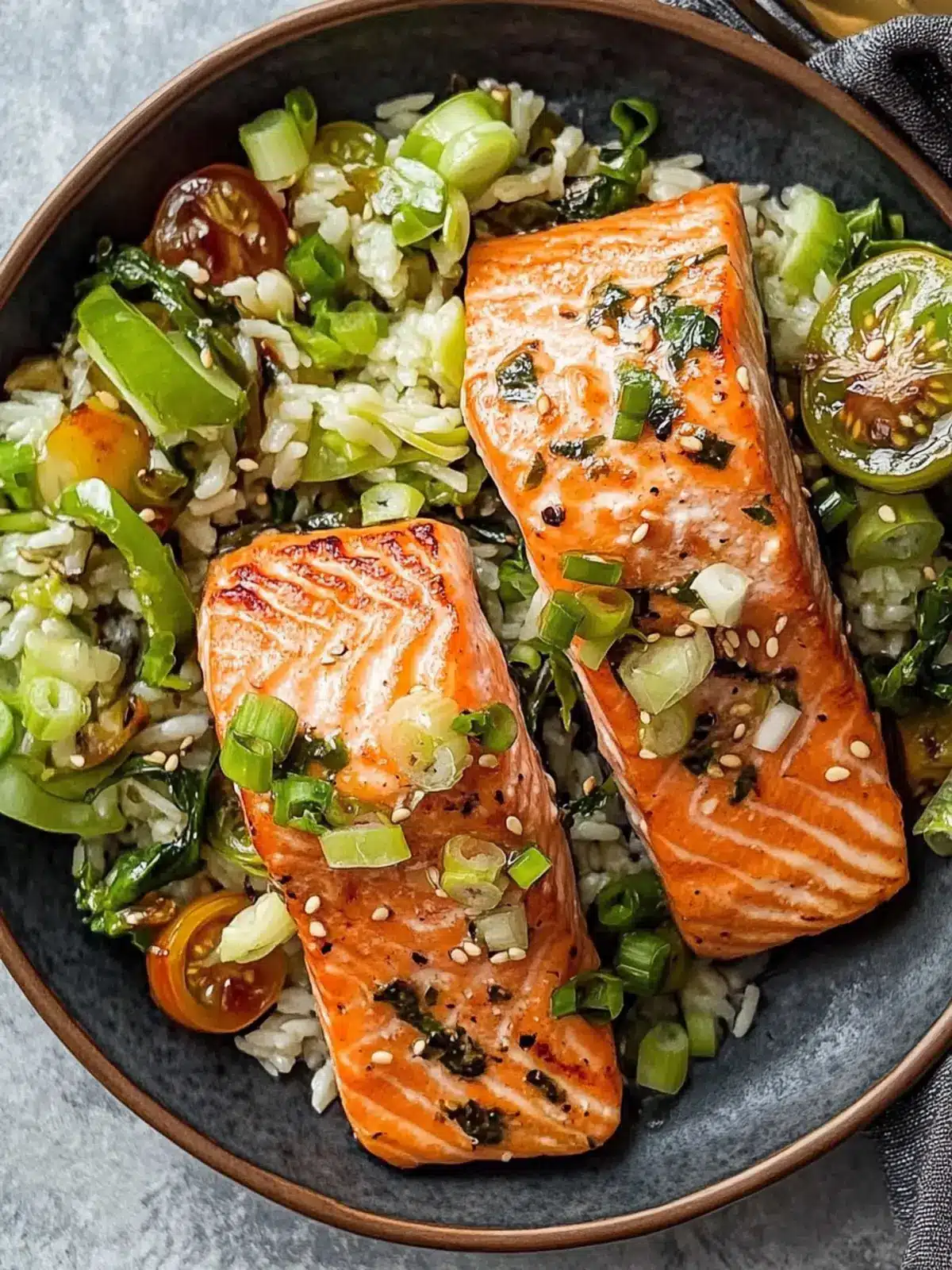 Miso Butter Salmon with Zesty Salsa Verde in 30 Minutes 2 Miso Butter Salmon