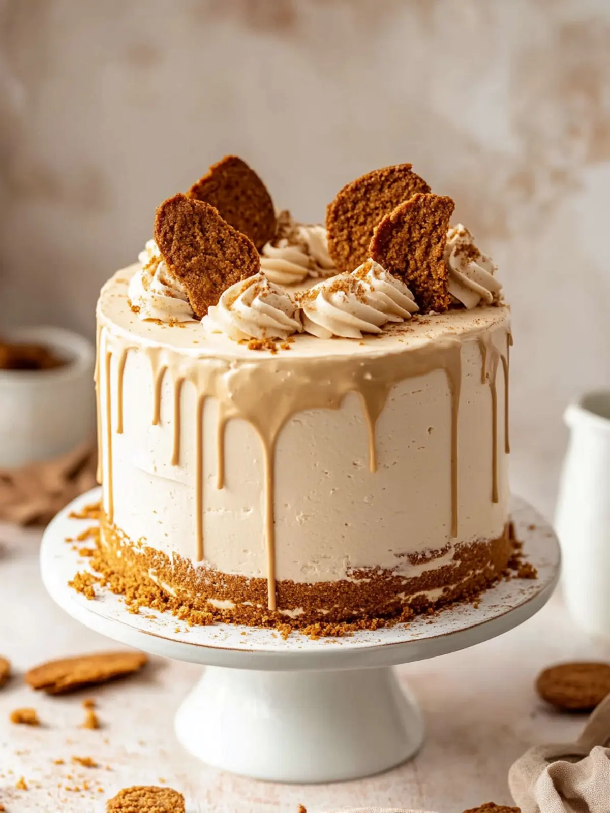 Indulge in Sweet Bliss: Biscoff Cookie Butter Cake Recipe 5 Biscoff Cookie Butter Cake