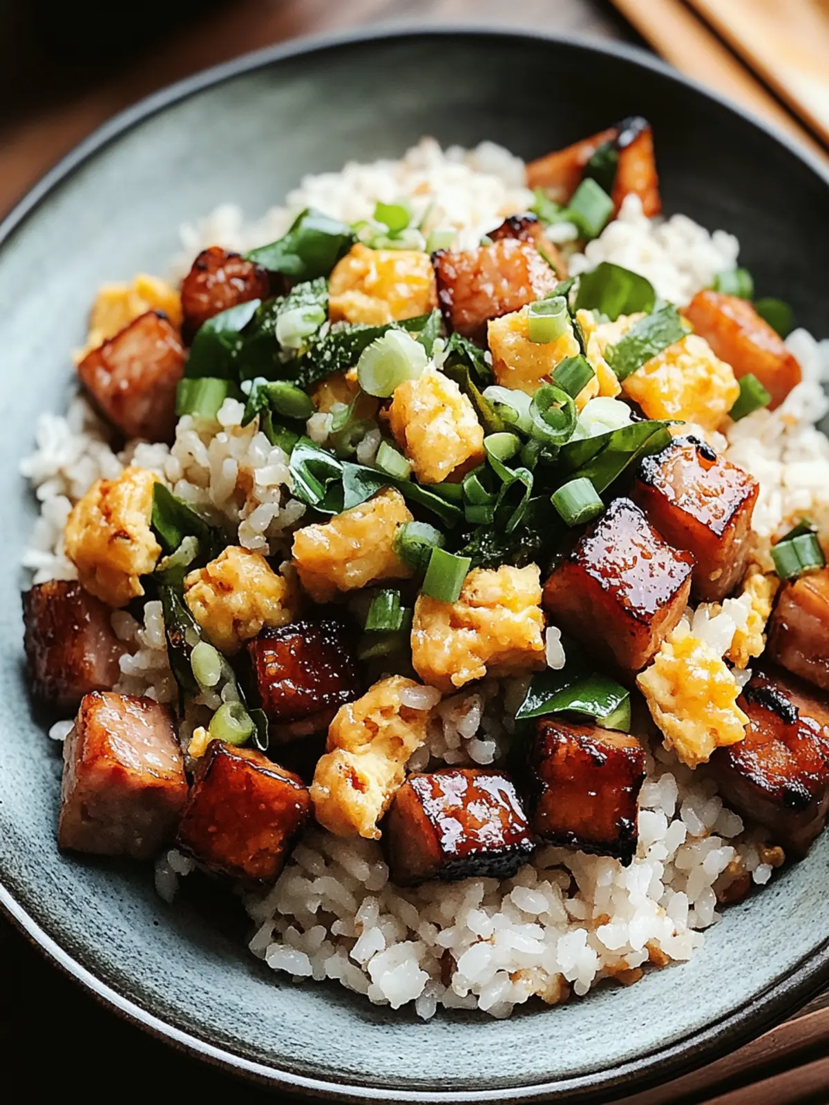 Musubi Spam Fried Rice: Quick Comfort Food for Busy Nights 4 Musubi Spam Fried Rice