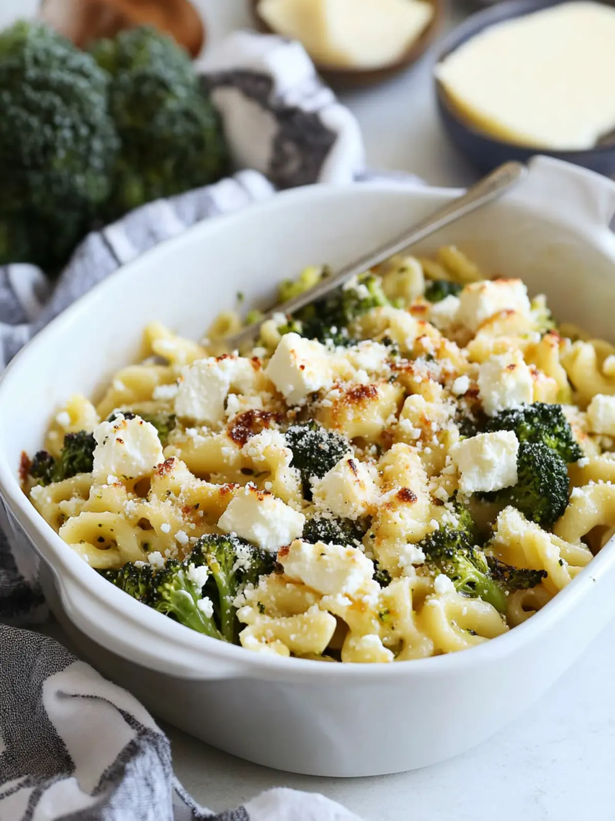 Creamy Broccoli Baked Feta Pasta for Easy Weeknight Dinners 3 Broccoli Baked Feta Pasta