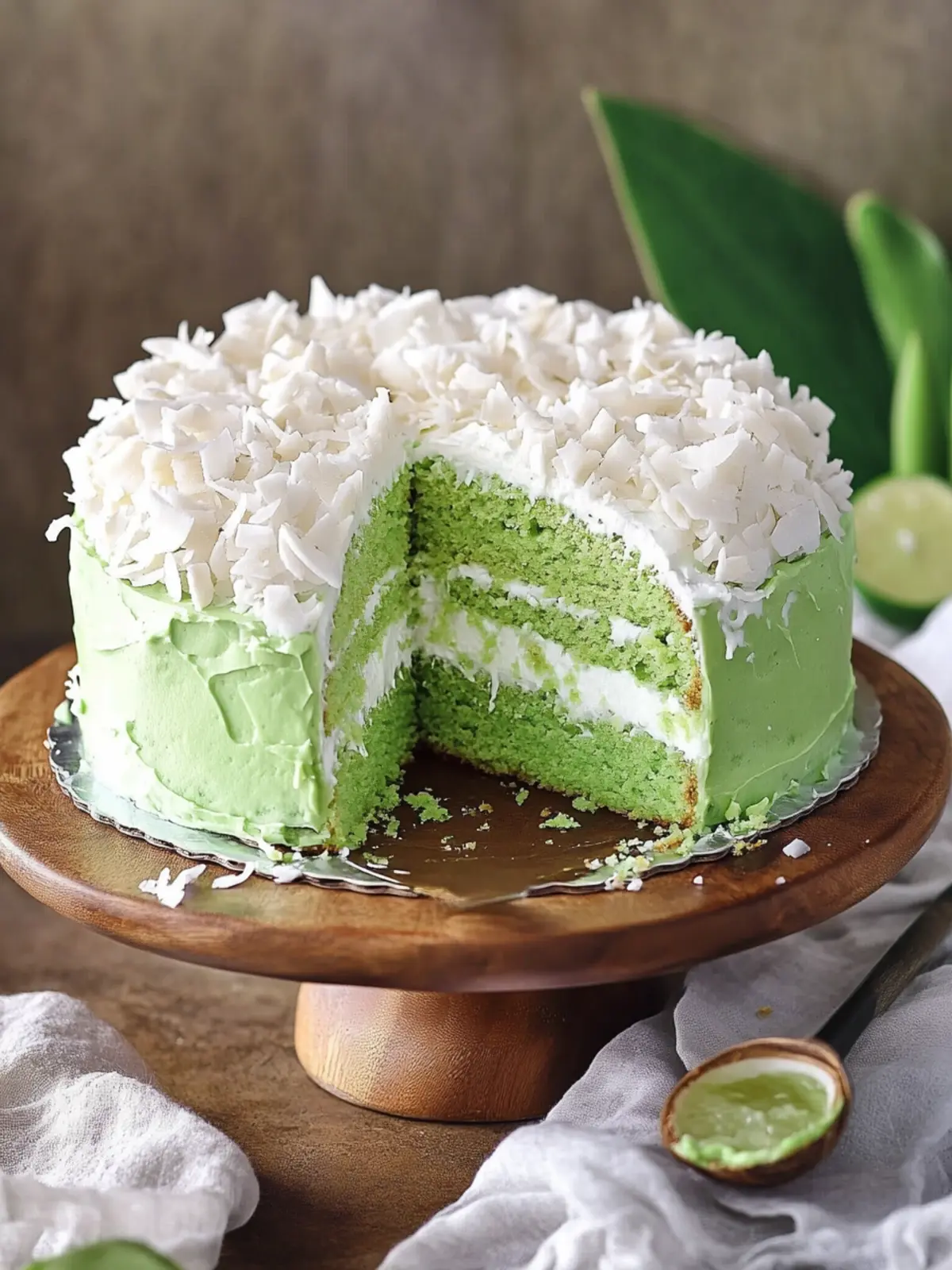 Fluffy Pandan Coconut Cake: A Tropical Delight Awaits 5 Pandan Coconut Cake