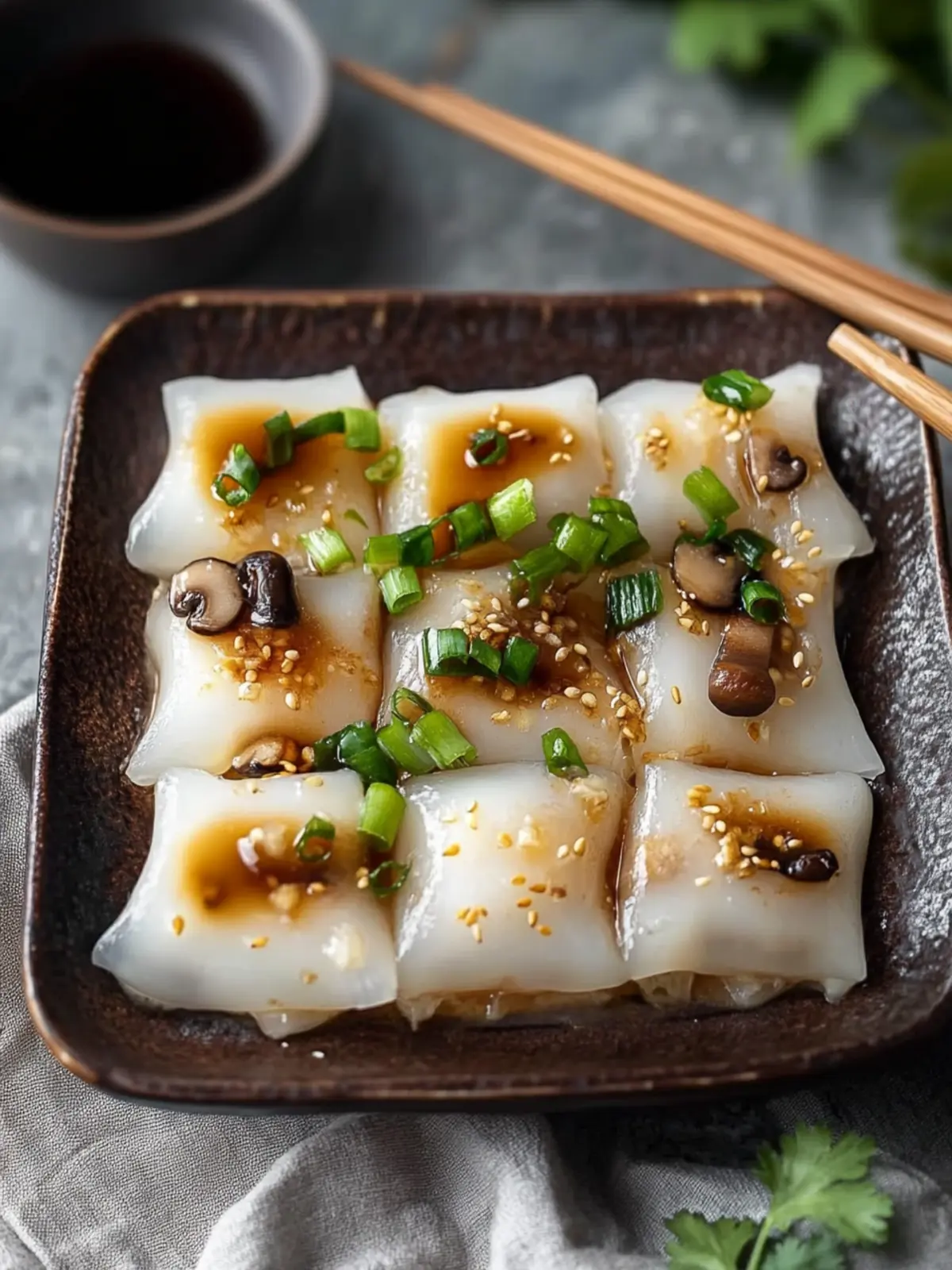 Quick & Easy Microwave Mushroom Cheung Fun That Delights 4 Microwave Mushroom Cheung Fun