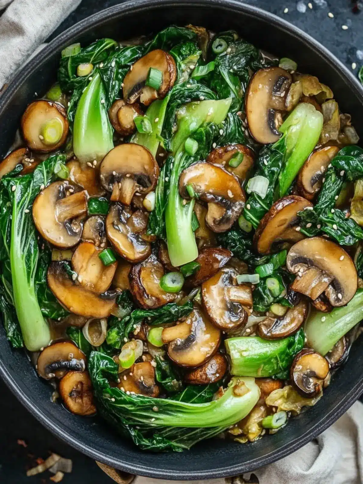 Bok Choy and Mushroom Stir Fry Ready in 20 Minutes 3 Bok Choy and Mushroom Stir Fry