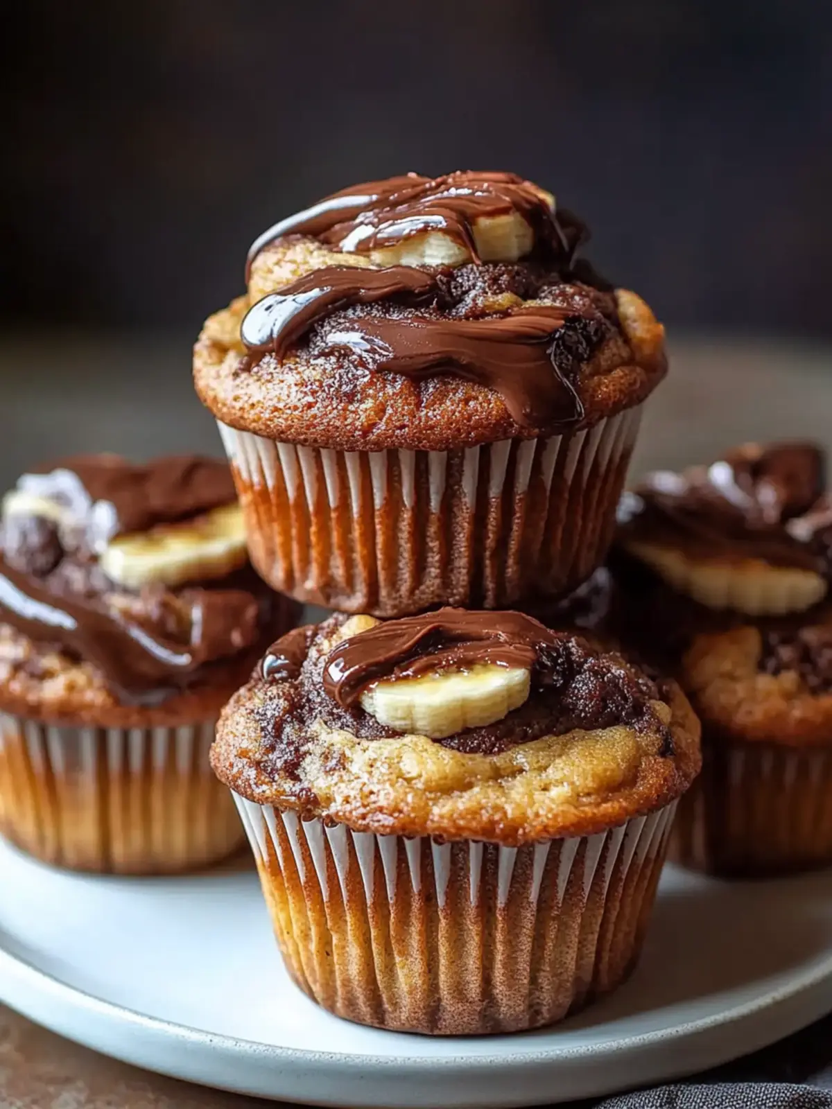 Nutella Banana Swirl Muffins to Brighten Your Breakfast 4 Nutella Banana Swirl Muffins