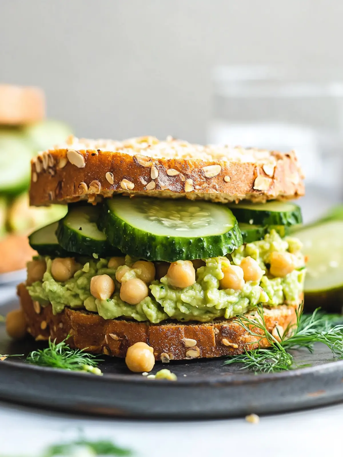Smashed Chickpea Avocado Dill Pickle Sandwiches That Wow 4 Smashed Chickpea Avocado Dill Pickle Sandwiches
