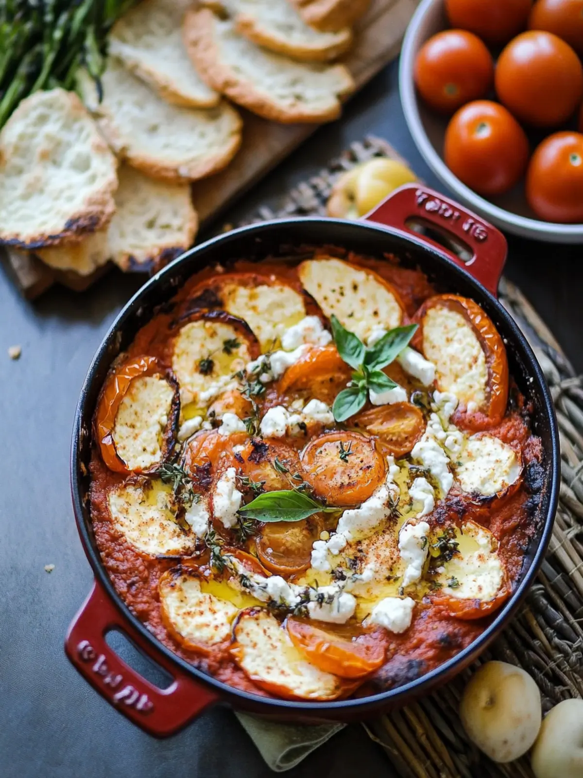 Fire Roasted Tomato and Goat Cheese Dip: Easy Cozy Delight 2 Fire roasted tomato and goat cheese dip