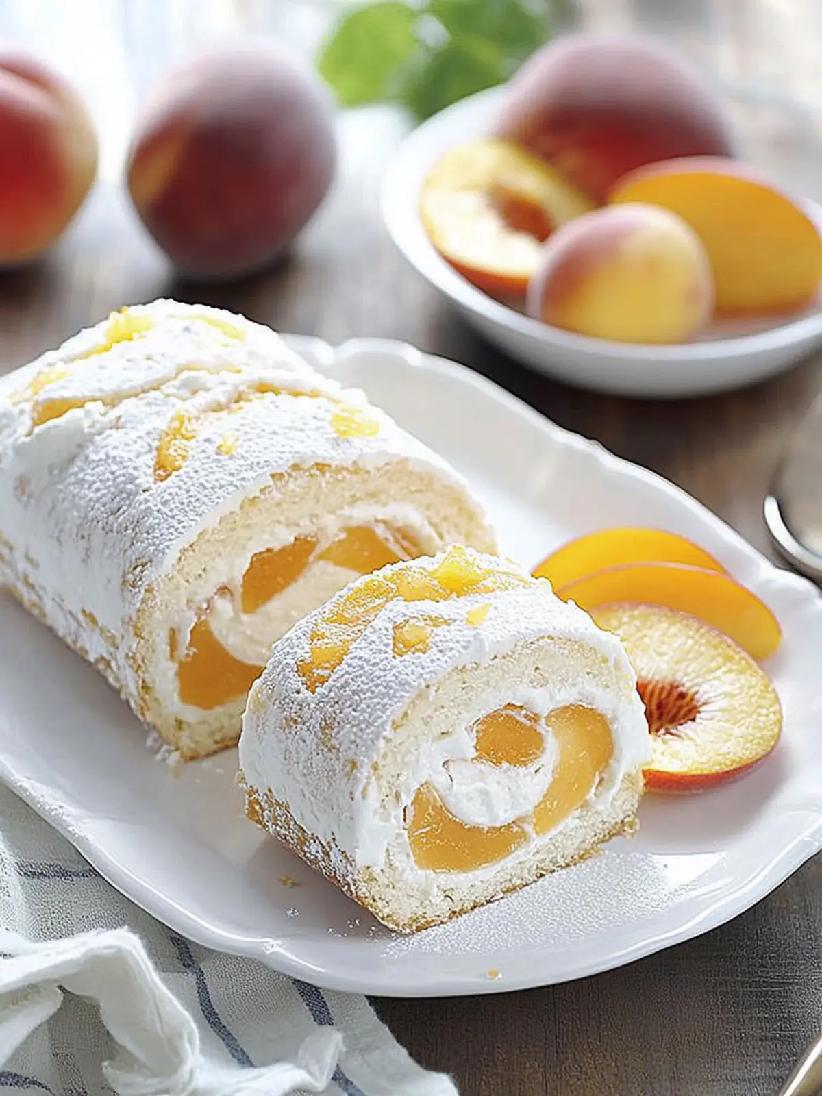Peaches & Cream Jelly Roll: A Summer Delight You’ll Love 2 Peaches & Cream Jelly Roll