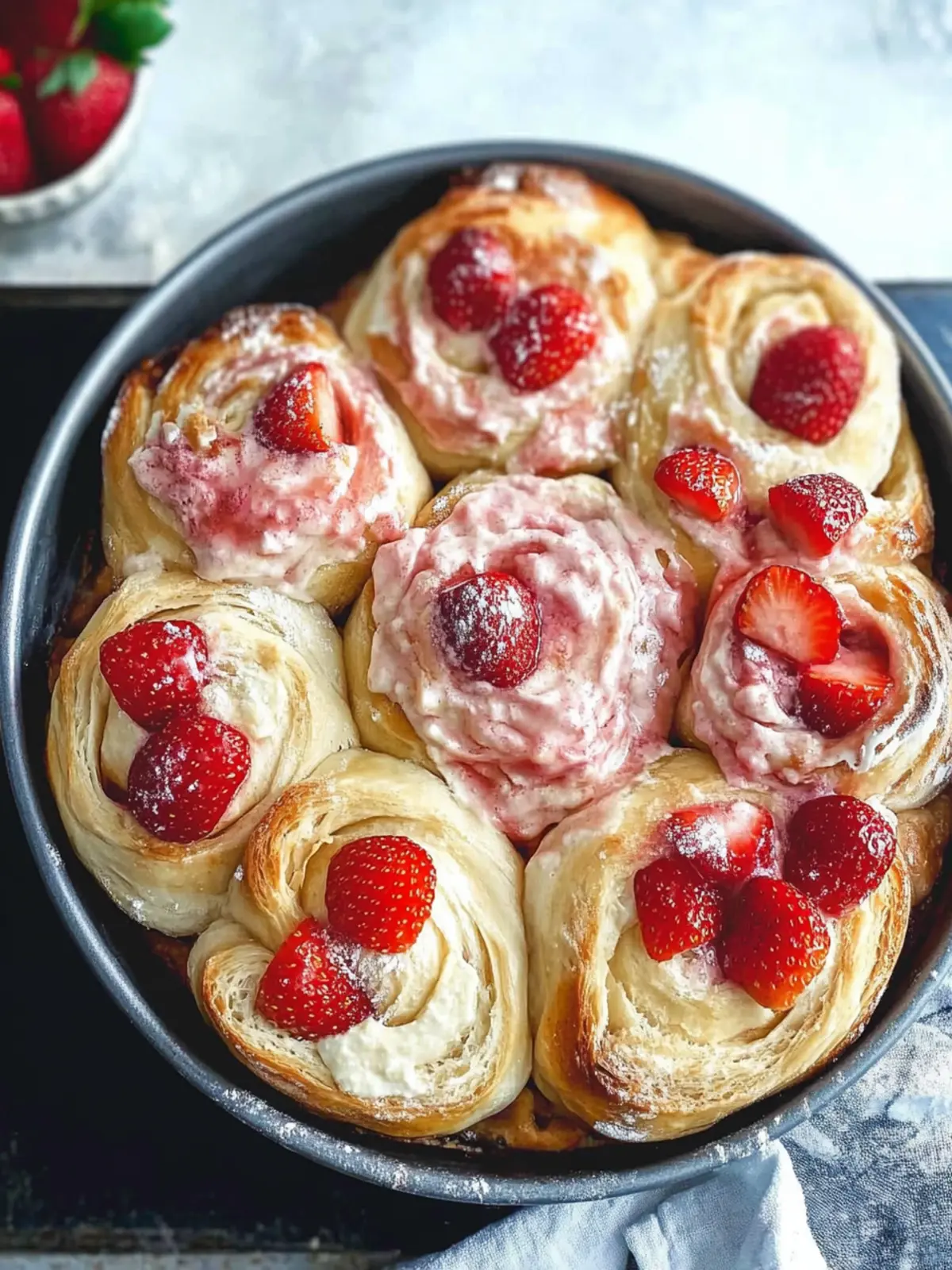 Irresistible Strawberry Sourdough Sweet Rolls with Honey Bliss 4 Strawberry Sourdough Sweet Rolls