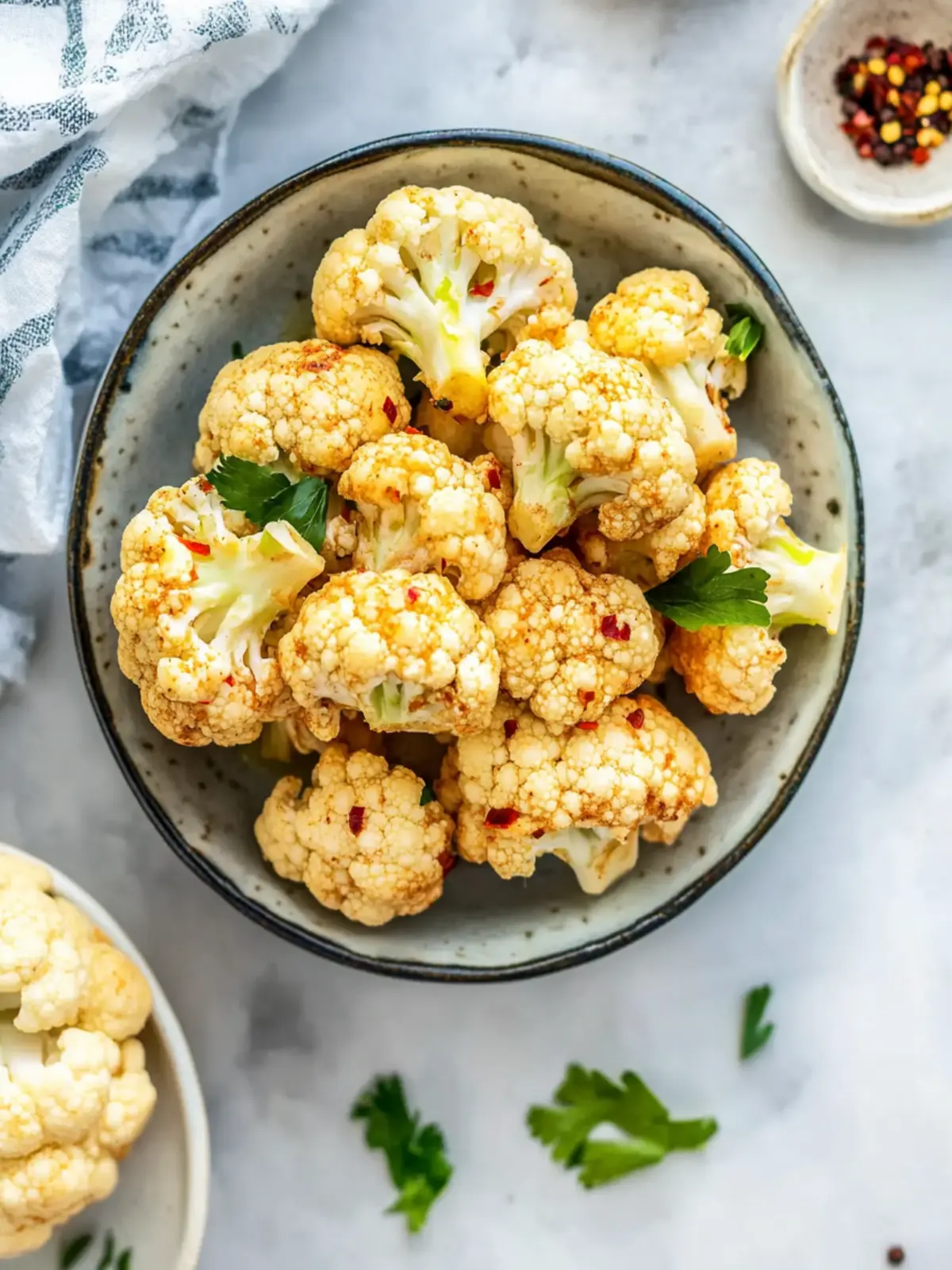 Crispy Bang Bang Cauliflower with Sweet Chili Dipping Sauce 4 Bang Bang Cauliflower