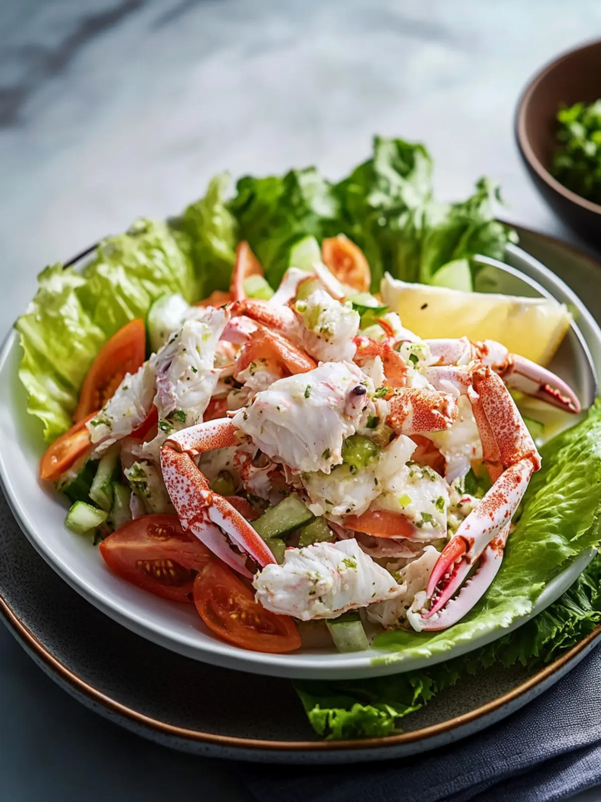 Zesty Fake Crab Salad: A Fresh Twist for Your Taste Buds 2 Fake Crab Salad