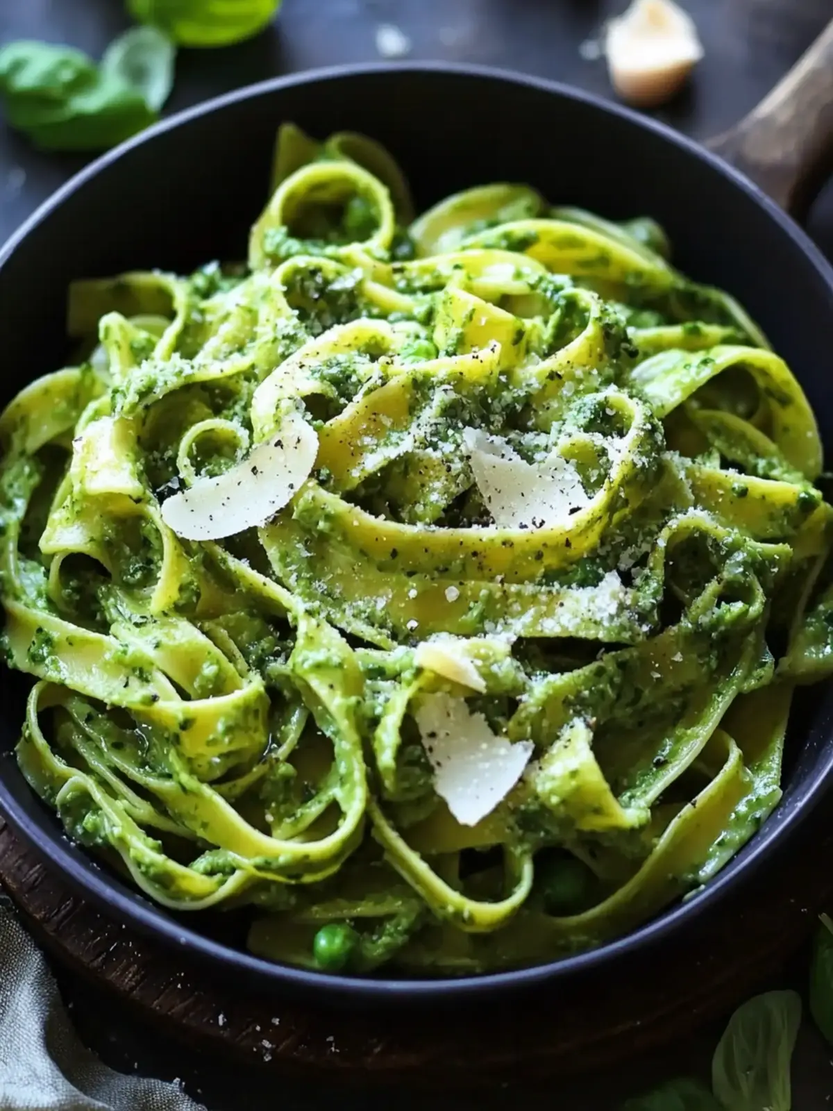 Green Goddess Fettuccine: A Creamy Spinach Delight! 2 Green Goddess Fettuccine