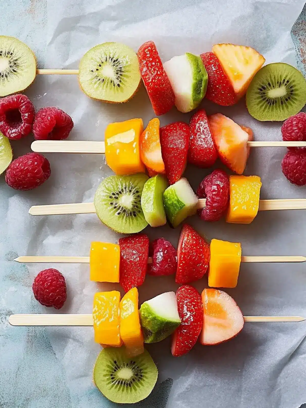 Delicious Fruit Skewers for a Colorful Summer Snack 5 Fruit Skewers