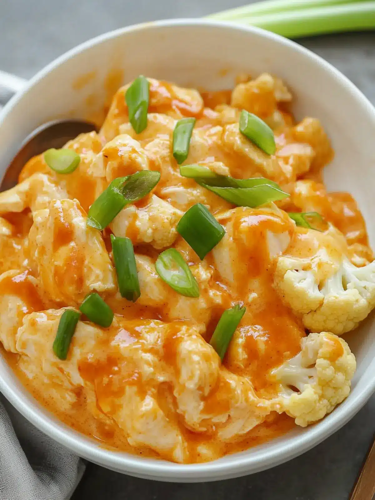 Creamy Instant Pot Buffalo Chicken & Cauliflower Delight 4 Instant Pot Buffalo Chicken & Cauliflower