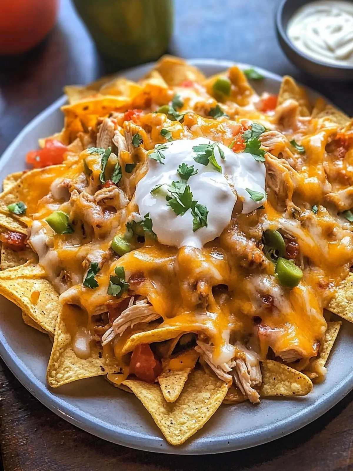 Crockpot Creamy Chicken Nachos: Easy Cheesy Comfort Food 4 Crockpot creamy chicken nachos
