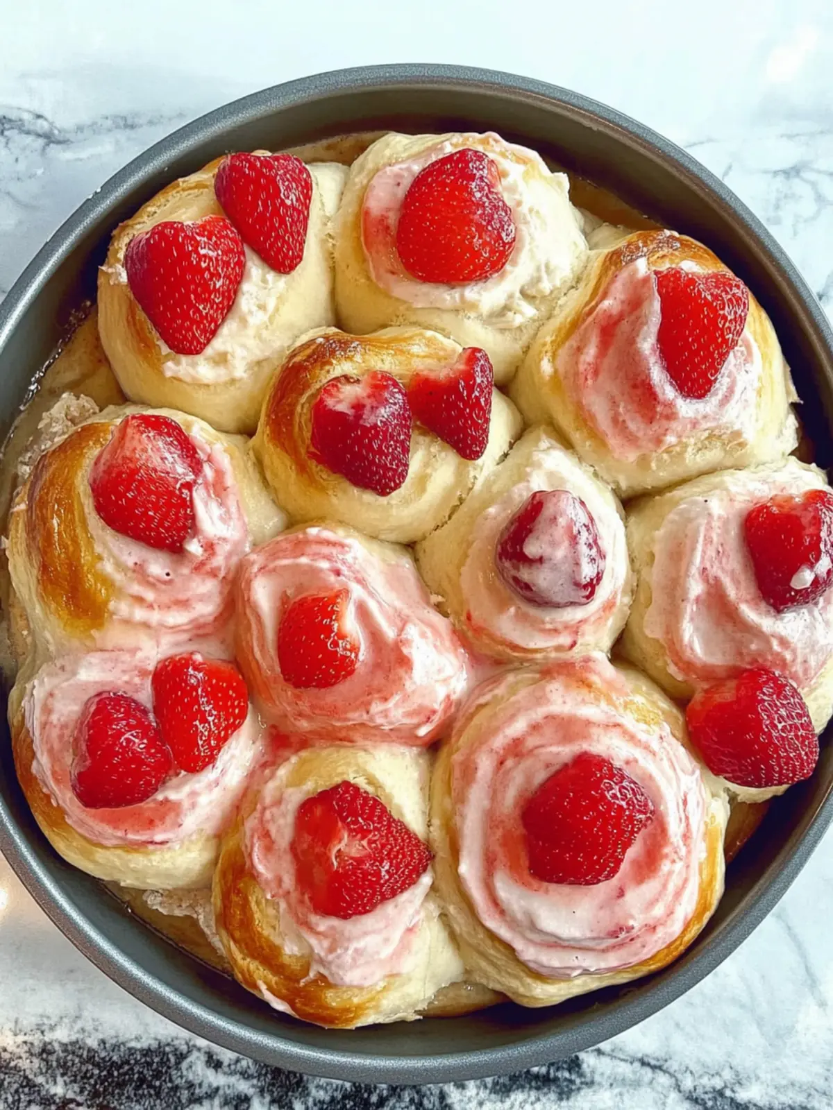 Irresistible Strawberry Sourdough Sweet Rolls with Honey Bliss 3 Strawberry Sourdough Sweet Rolls