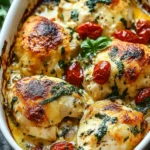 Baked Tuscan Chicken Casserole That's Creamy Comfort in Every Bite 4 Baked Tuscan Chicken Casserole