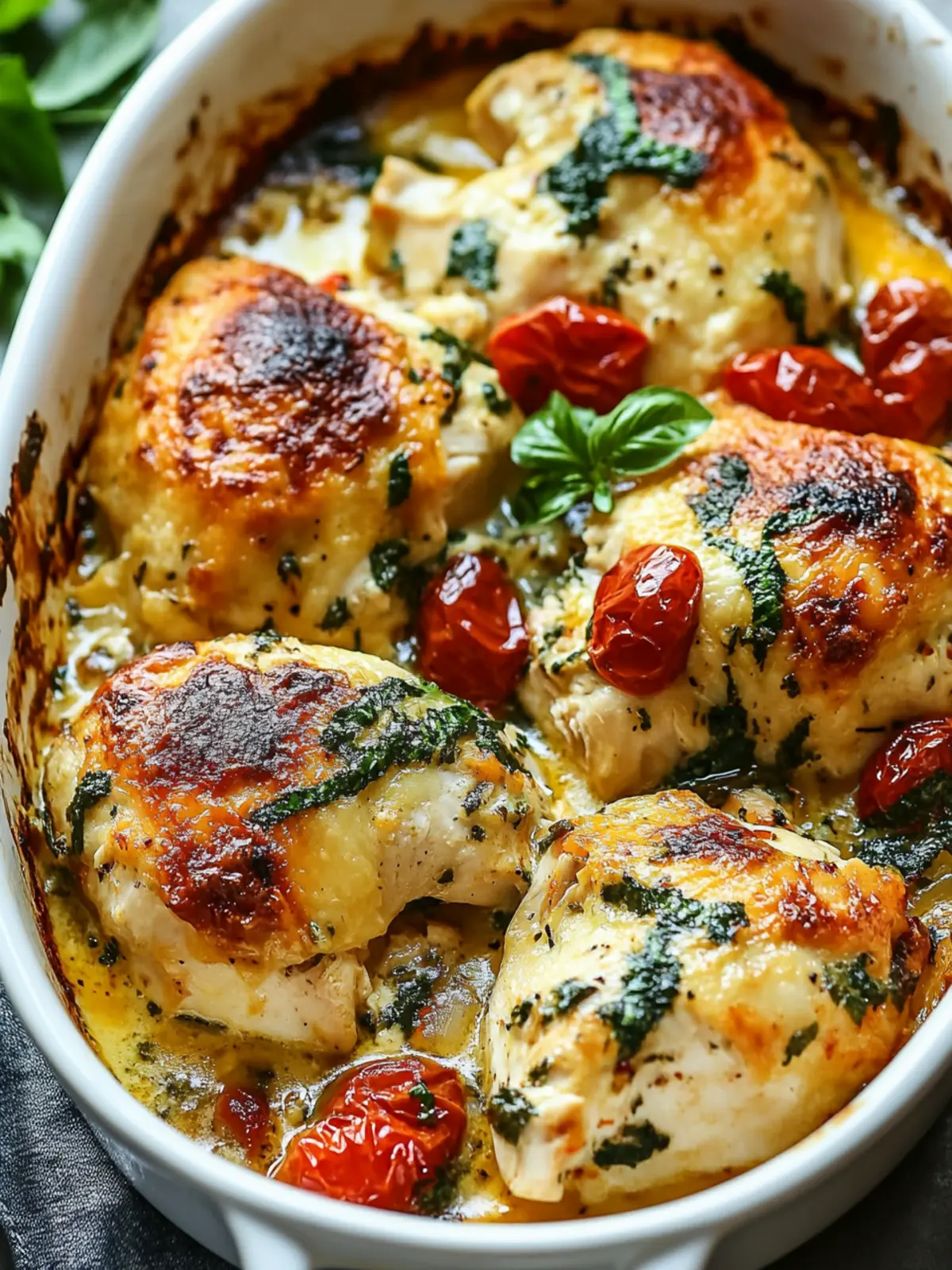 Baked Tuscan Chicken Casserole That's Creamy Comfort in Every Bite 5 Baked Tuscan Chicken Casserole