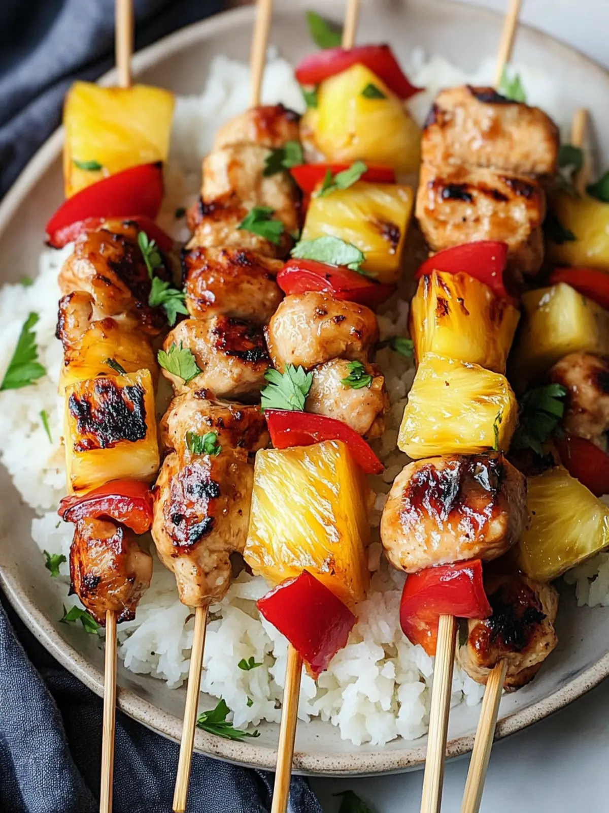 Irresistibly Juicy Baked Pineapple Chicken Kabobs Recipe 5 Baked Pineapple Chicken Kabobs