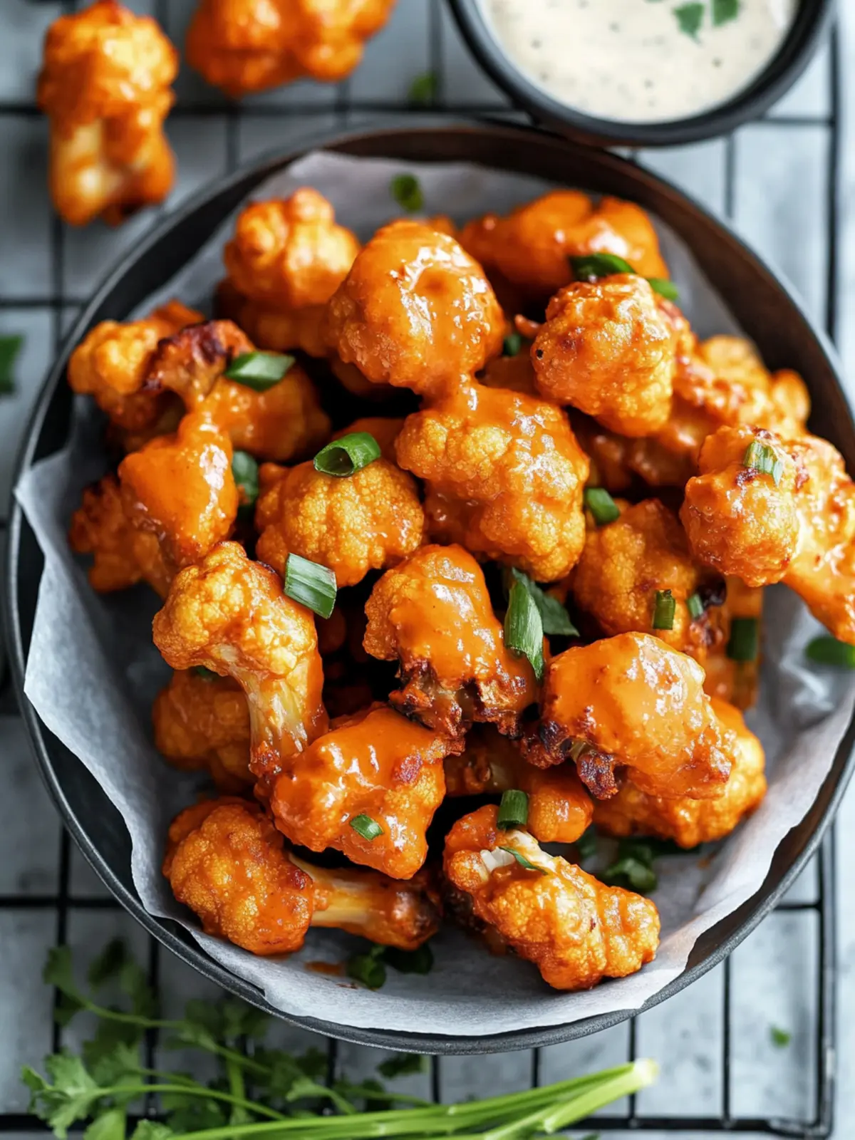 Crispy Buffalo Cauliflower Wings That Will Wow Your Guests 4 Buffalo Cauliflower Wings