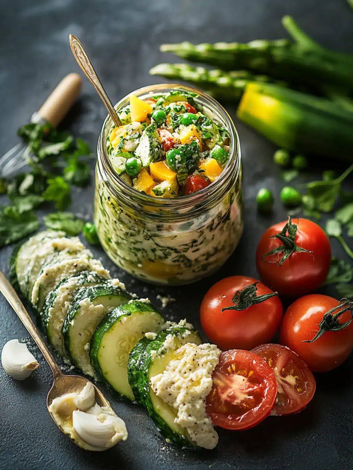 Creamy Garden Vegetable Spread That's Fresh and Flavorful 5 Garden Vegetable Spread
