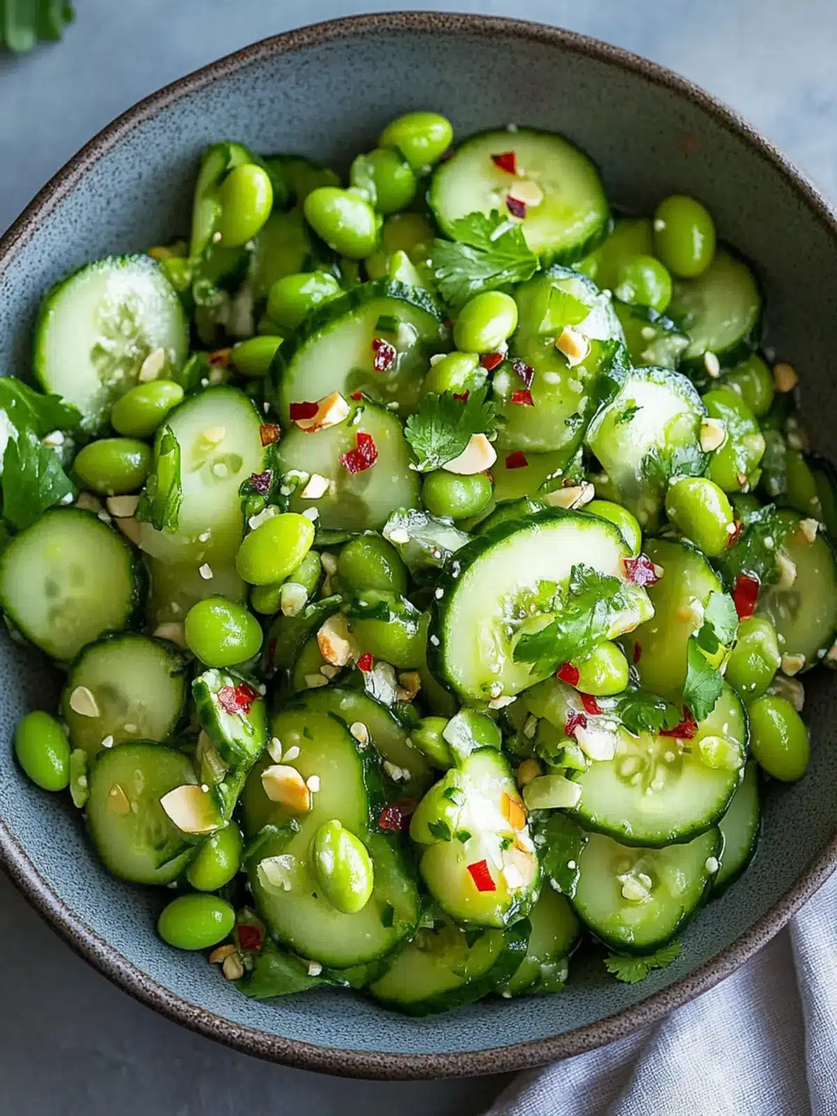 Crisp Cucumber Edamame Salad for a Refreshing Boost 4 Cucumber Edamame Salad